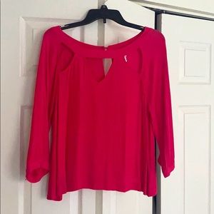 Bright pink top